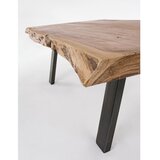 BIZZOTTO Crni/u prirodnoj boji stolić za kavu s pločom stola od bagrema 65x115 cm Aron – | shoptok.hr