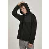 UC Men Sherpa Zip-Up Hooded Jacket Black Cene