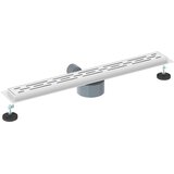  Odvod za tuš s staklenim poklopcem i 360° sifonom Srebrno 70 cm | shoptok.hr