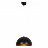  Luster na sajli SIVANI 1xE27/40W/230V pr. 30 cm crna/bakarna | Eponuda.com