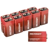 6LR61 9 V block baterija alkalno-manganov 550 mAh 9 V 10 St.