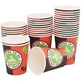  Papirnate šalice za kavu s poklopcem 1000 kom 8 oz 240 ml | shoptok.hr