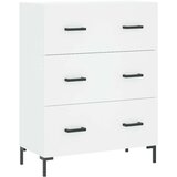  Visoka komoda bijela 69 5x34x180 cm konstruirano drvo | shoptok.hr