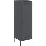  The Living Store Visoka omara antracitna 36x39x113 cm jeklo - Visoka Omara, (21495647) | Shoptok.si