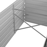  Povišena vrtna gredica antracit 320x80x45 cm pocinčani čelik | shoptok.hr