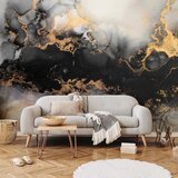  Foto tapeta - Gold Explosions - an Abstract Pattern Inspired by Marble 250x175 Standard | shoptok.hr