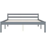  Za krevet od masivne borovine sivi 120 x 200 cm | shoptok.hr