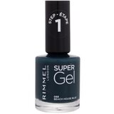 Rimmel London Super Gel STEP1 gel lak za nohte 12 ml Odtenek 068 beach house blue | Shoptok.si