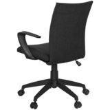 MID.YOU Vrtljiv Stol Soft, Črna | Shoptok.si