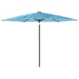  Vrtni suncobran s čeličnom šipkom plavi 288x288x225 cm | Eponuda.com
