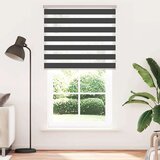 vidaXL idaXL Zebra senčilo črna 120x230 cm tkanina širina 115,9 cm poliester | Shoptok.si