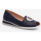 Boto Women's Pumps with Eco Leather Decoration Navy Blue Biolita | Shoptok.si