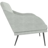  Klupa svjetlosiva 110 x 76 x 80 cm baršunasta | Eponuda.ba