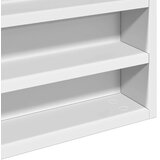  Vitrina bijela 100 x 8,5 x 75 cm od konstruiranog drva | shoptok.hr