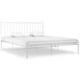 The Living Store Posteljni okvir bel kovinski 180x200 cm - Posteljni Okvir, (21524797) | Shoptok.si