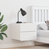 vidaXL Noćni ormarić 2 pcs Bijela 39 x 34 x 33 cm Čvrsta borova drva | shoptok.hr