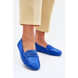 Boto Ladies Suede Moccasins Cobalt Lenvie | shoptok.hr