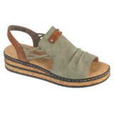 Rieker Sandali 67476-69 Rumena | Shoptok.si