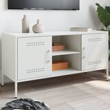 vidaXL TV omarica bela 100,5x39x50,5 cm jeklo Cene