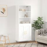  The Living Store Visoka omara bela 69,5x34x180 cm inženirski les - Visoka Omarica, (21450353) Cene