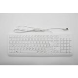 Lenovo usb calliope slim keyboard, accutype, full size, uk, Gen2, white, oem cene