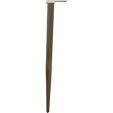  Noge za konzolni stol konusnog oblika 4 kom prirodni čelik 72-73 cm čelik | shoptok.hr