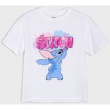 Sinsay Pamučna majica s printom Stitch | shoptok.hr