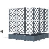  Vrtna saksija 5 pcs Svijetlo siva 120 x 120 x 126 cm Plastika | shoptok.hr