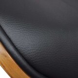  Jedilni stoli 2 kosa ukrivljen les in umetno usnje, (20624644) | Shoptok.si