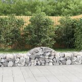  Obokane gabion košare 5 kosov 200x50x40/60 cm pocinkano železo Cene