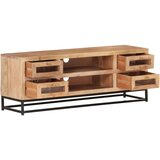 TV ormarić 110 x 30 x 40 cm od masivnog bagremovog drva | shoptok.hr