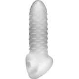 Fat Boy Checker Box - omotač penisa (15 cm) - mliječno bijela