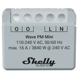Shelly Qubino Wave PM Mini Smart switch Grey | shoptok.hr