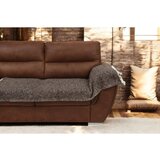  Fleker-prekrivač garnitura Trodelni Tamno Braon boja (trosed-dvosed-fotelja) ( VLK000621-tamnobraonboja ) | Eponuda.com
