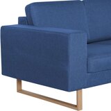 vidaXL Dvosjed od tkanine plavi | shoptok.hr
