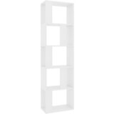 Furnova Knjižna omara/paravan bela 45x24x159 cm iverna plošča, (21951101) | Shoptok.si