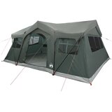 vidaXL Družinski šotor s streho Vojaška zelena 487 x 340 x 216 cm, (5000309546) | Shoptok.si