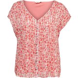 Only Majice s kratkimi rokavi TOP CUELLO DE PICO ROJO MUJER 15259690 Rdeča | Shoptok.si