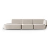 Milo Casa Bež baršunasti sofa s desnim kutom 311 cm Paolo – Cijene