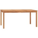 vidaXL Vrtni blagovaonski stol 160 x 80 x 77 cm od masivne tikovine Cijene