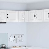  Zidni kutni ormar Visoki sjaj bijela 57 x 57 x 40 cm | shoptok.hr