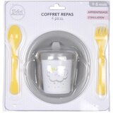 Bébé Douceur Plastičan dječji set posuđa 4 kom Cloud – | shoptok.hr