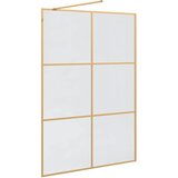  Zid za walk-in tuš Zlatno 140 x 195 cm Staklo otporno na udarce | shoptok.hr
