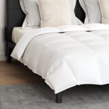 vidaXL Odeja z blazino 3 pcs Bela 260 x 220 cm Puh | Shoptok.si
