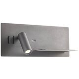  Redo 01-3316 - LED zidni spot BROOK LED/8W/230V + LED/3W USB crna | Eponuda.com