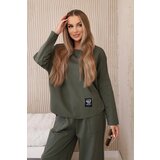 Włoski Set of new punto sweatshirt pants khaki | shoptok.hr