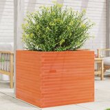 Maison Chic Vrtno cvetlično korito - Cvetlični Lonec vošč. rjavo 80x80x68,5 cm trdna borovina, (21788682) | Shoptok.si