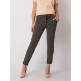 RELEVANCE Sweatpants-RV-DR-6437.18-dark khaki | Shoptok.si