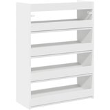  Stalak za cipele bijeli 60x25x81 cm od konstruiranog drva | shoptok.hr