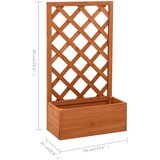  Vrtna sadilica s rešetkom narančasta 50x25x90 cm od jelovine | Eponuda.ba